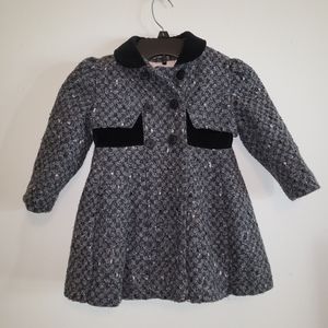 Rothchild wool girl's coat peacoat double breasted